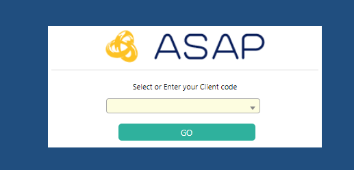 Login - Enter Client Code