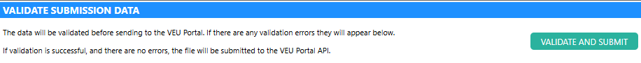 VEU Portal Integration